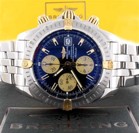 breitling chronomat yellow|Breitling Chronomat evolution gold.